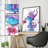 Crystal Rhinestone Diamond Painting Kit - Cute little dragon - Hibah-Diamond painting art studio