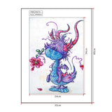 Crystal Rhinestone Diamond Painting Kit - Cute little dragon - Hibah-Diamond painting art studio