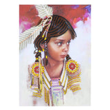 Crystal Rhinestone Diamond Painting Kit - Cute little girl
