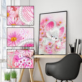 Crystal Rhinestone Diamond Painting Kit - Cute mouse - Hibah-Diamond painting art studio