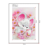 Crystal Rhinestone Diamond Painting Kit - Cute mouse - Hibah-Diamond painting art studio
