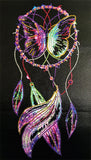 Crystal Rhinestone Diamond Painting Kit - Dreamcatcher Butterfly - Hibah-Diamond painting art studio