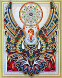 Crystal Rhinestone Diamond Painting Kit - Dreamcatcher eagle (18.5x22.5inch) - Hibah-Diamond painting art studio