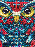 Crystal Rhinestone Diamond Painting Kit - Dreamcatcher Owl - Hibah-Diamond painting art studio