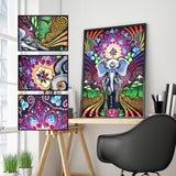 Crystal Rhinestone Diamond Painting Kit - Elephant - Hibah-Diamond painting art studio