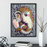 Crystal Rhinestone Diamond Painting Kit - Elephant - Hibah-Diamond painting art studio