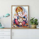 Crystal Rhinestone Diamond Painting Kit - Elephant Trunk Buddha - Hibah-Diamond painting art studio