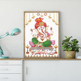 Crystal Rhinestone Diamond Painting Kit - Elephant Trunk Buddha - Hibah-Diamond painting art studio