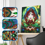 Crystal Rhinestone Diamond Painting Kit - Elf Girl - Hibah-Diamond painting art studio