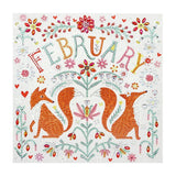 Crystal Rhinestone Diamond Painting Kit - February Fox - Hibah-Diamond painting art studio