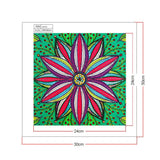 Crystal Rhinestone Diamond Painting Kit - Flower - Hibah-Diamond painting art studio
