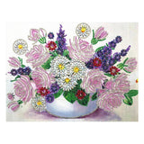 Crystal Rhinestone Diamond Painting Kit - Flowers