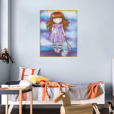 Crystal Rhinestone Diamond Painting Kit - Gorjuss girl - Hibah-Diamond painting art studio