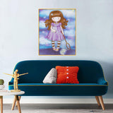 Crystal Rhinestone Diamond Painting Kit - Gorjuss girl - Hibah-Diamond painting art studio