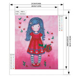 Crystal Rhinestone Diamond Painting Kit - Gorjuss girl - Hibah-Diamond painting art studio