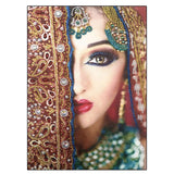 Crystal Rhinestone Diamond Painting Kit - Indian Beauty - Hibah-Diamond painting art studio