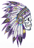 Crystal Rhinestone Diamond Painting Kit - Indian Skull
