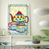 Crystal Rhinestone Diamond Painting Kit - Kettle and cups - Hibah-Diamond painting art studio