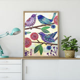 Crystal Rhinestone Diamond Painting Kit - Little Bird - Hibah-Diamond painting art studio