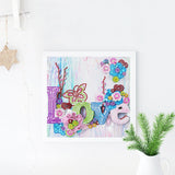 Crystal Rhinestone Diamond Painting Kit - Love - Hibah-Diamond painting art studio