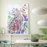 Crystal Rhinestone Diamond Painting Kit - Lovely cat - Hibah-Diamond painting art studio