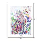 Crystal Rhinestone Diamond Painting Kit - Lovely cat - Hibah-Diamond painting art studio