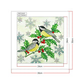 Crystal Rhinestone Diamond Painting Kit - Magpies - Hibah-Diamond painting art studio