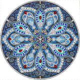 Crystal Rhinestone Diamond Painting Kit - Mandala flower