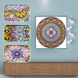 Crystal Rhinestone Diamond Painting Kit - Mandala Flower - Hibah-Diamond painting art studio