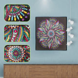 Crystal Rhinestone Diamond Painting Kit - Mandala Flower - Hibah-Diamond painting art studio