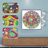 Crystal Rhinestone Diamond Painting Kit - Mandala flower - Hibah-Diamond?painting art studio