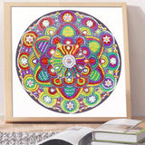 Crystal Rhinestone Diamond Painting Kit - Mandala flower - Hibah-Diamond?painting art studio