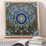 Crystal Rhinestone Diamond Painting Kit - Mandala Flower - Hibah-Diamond painting art studio