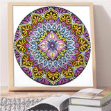 Crystal Rhinestone Diamond Painting Kit - Mandala Flower - Hibah-Diamond painting art studio