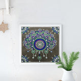 Crystal Rhinestone Diamond Painting Kit - Mandala Flower - Hibah-Diamond painting art studio