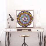 Crystal Rhinestone Diamond Painting Kit - Mandala Flower - Hibah-Diamond painting art studio