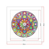 Crystal Rhinestone Diamond Painting Kit - Mandala flower - Hibah-Diamond?painting art studio