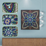 Crystal Rhinestone Diamond Painting Kit - Mandala - Hibah-Diamond painting art studio
