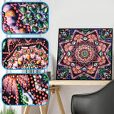 Crystal Rhinestone Diamond Painting Kit - Mandala - Hibah-Diamond painting art studio