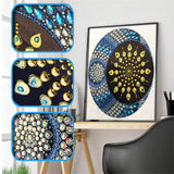 Crystal Rhinestone Diamond Painting Kit - Mandala - Hibah-Diamond painting art studio