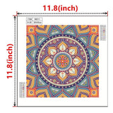 Crystal Rhinestone Diamond Painting Kit - Mandala - Hibah-Diamond painting art studio