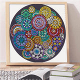 Crystal Rhinestone Diamond Painting Kit - Mandala - Hibah-Diamond painting art studio