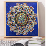 Crystal Rhinestone Diamond Painting Kit - Mandala - Hibah-Diamond painting art studio