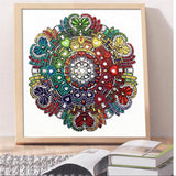 Crystal Rhinestone Diamond Painting Kit - Mandala - Hibah-Diamond painting art studio