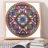 Crystal Rhinestone Diamond Painting Kit - Mandala - Hibah-Diamond painting art studio