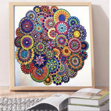 Crystal Rhinestone Diamond Painting Kit - Mandala - Hibah-Diamond painting art studio