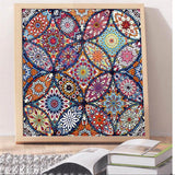 Crystal Rhinestone Diamond Painting Kit - Mandala - Hibah-Diamond painting art studio
