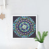 Crystal Rhinestone Diamond Painting Kit - Mandala - Hibah-Diamond painting art studio