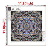 Crystal Rhinestone Diamond Painting Kit - Mandala - Hibah-Diamond painting art studio