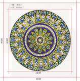 Crystal Rhinestone Diamond Painting Kit - Mandala - Hibah-Diamond painting art studio